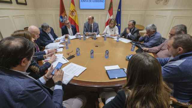 Imagen de la Junta de Gobierno de la Diputación de Segovia de este pasado martes