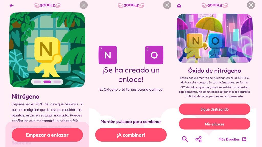 Así se crea un enlace en el juego de Google