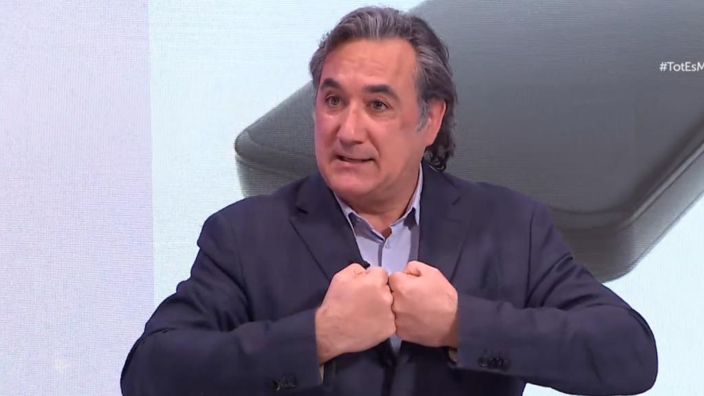 Bruno Pérez Juncà, perito e informático investigado en el 'caso Tsunami', en un programa de TV3