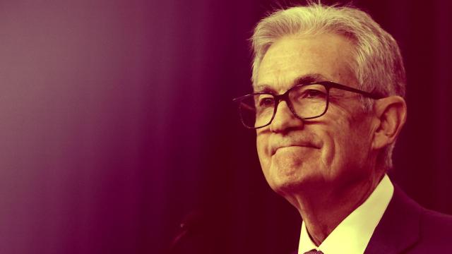 El presidente de la Fed, Jerome Powell, durante una rueda de prensa.