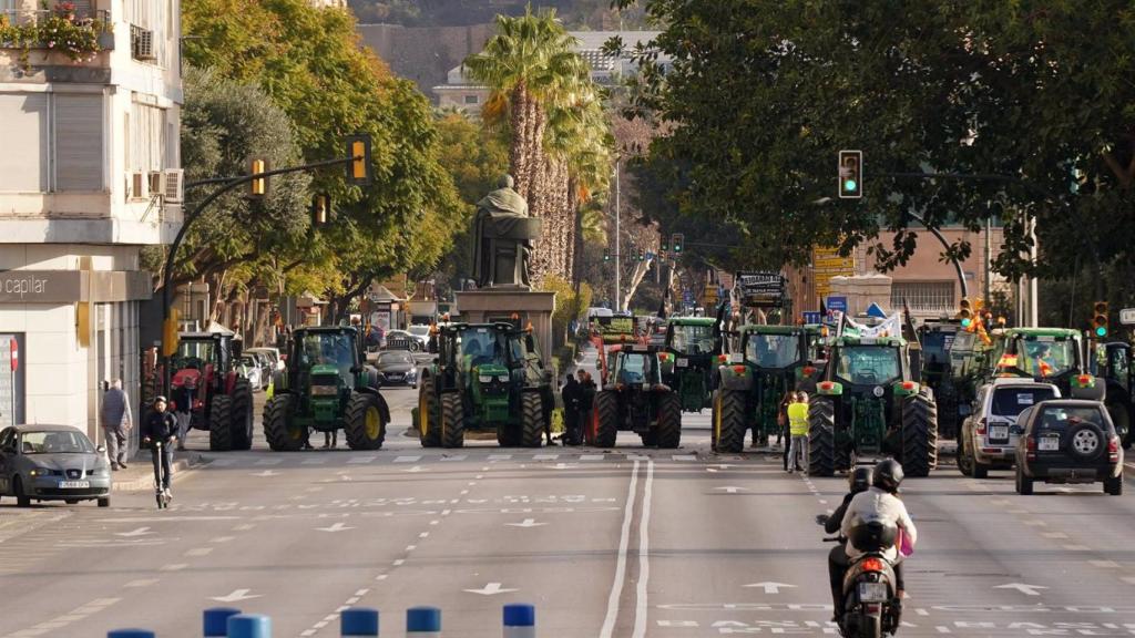 Imagen de archivo de movilizaciones de agricultores y ganaderos.