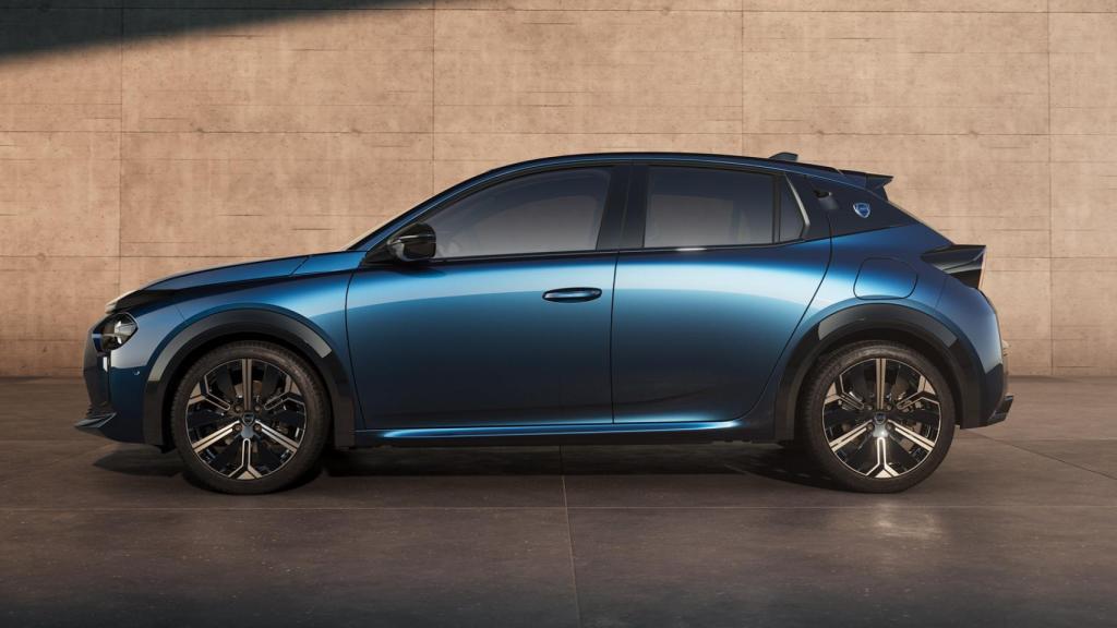 Vista lateral del nuevo Lancia Ypsilon.