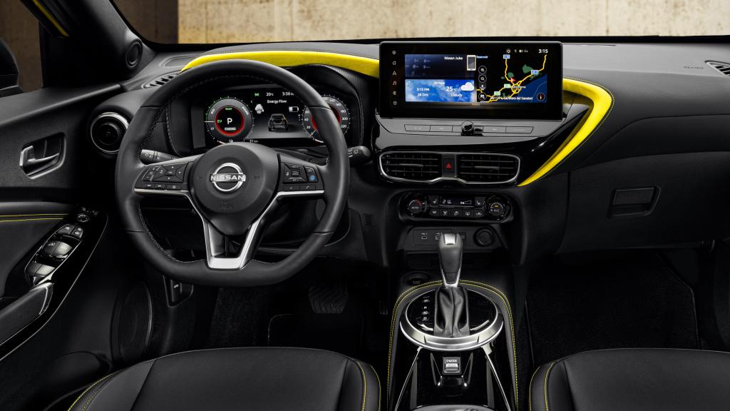 Interior del Nissan Juke Ikon.