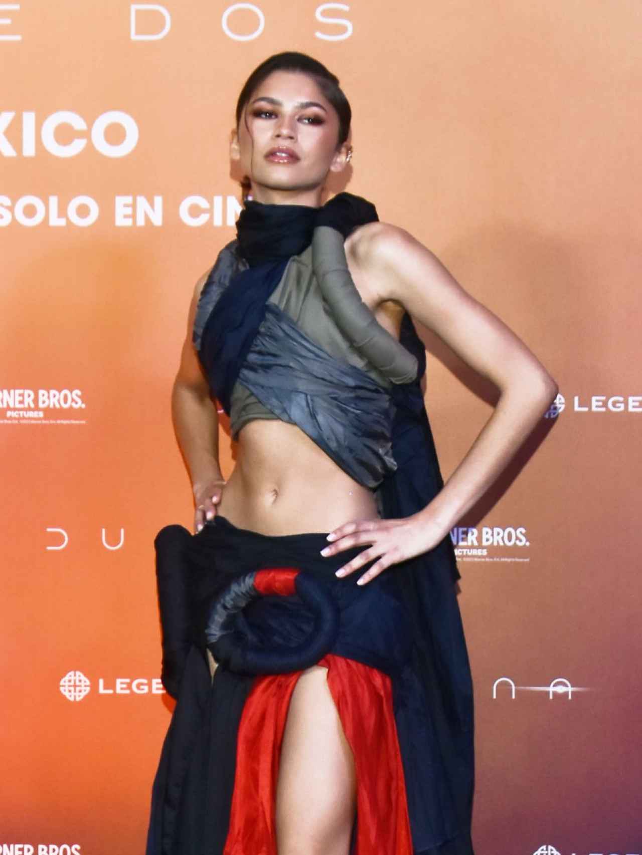 Zendaya, en el estreno de 'Dune' en México.