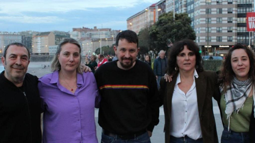 Pablo Iglesias aparece por ‘sorpresa’ en A Coruña