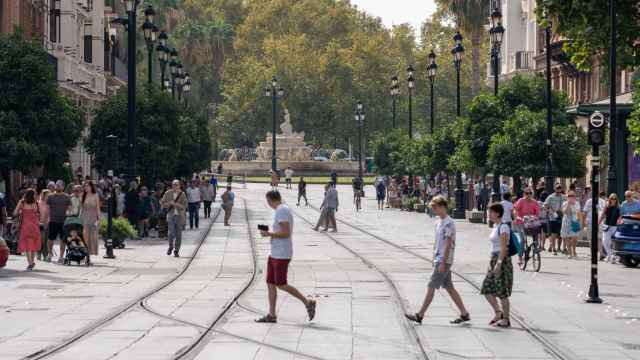 Imagen de archivo de la Avenida de la Constitución.