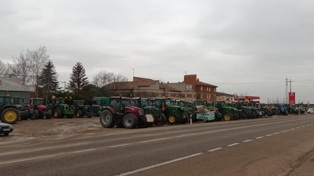 Los tractores en La Mudarra