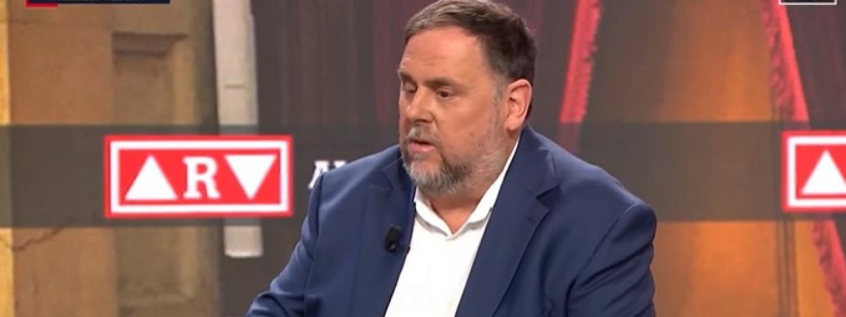 Oriol Junqueras este jueves en La Sexta.