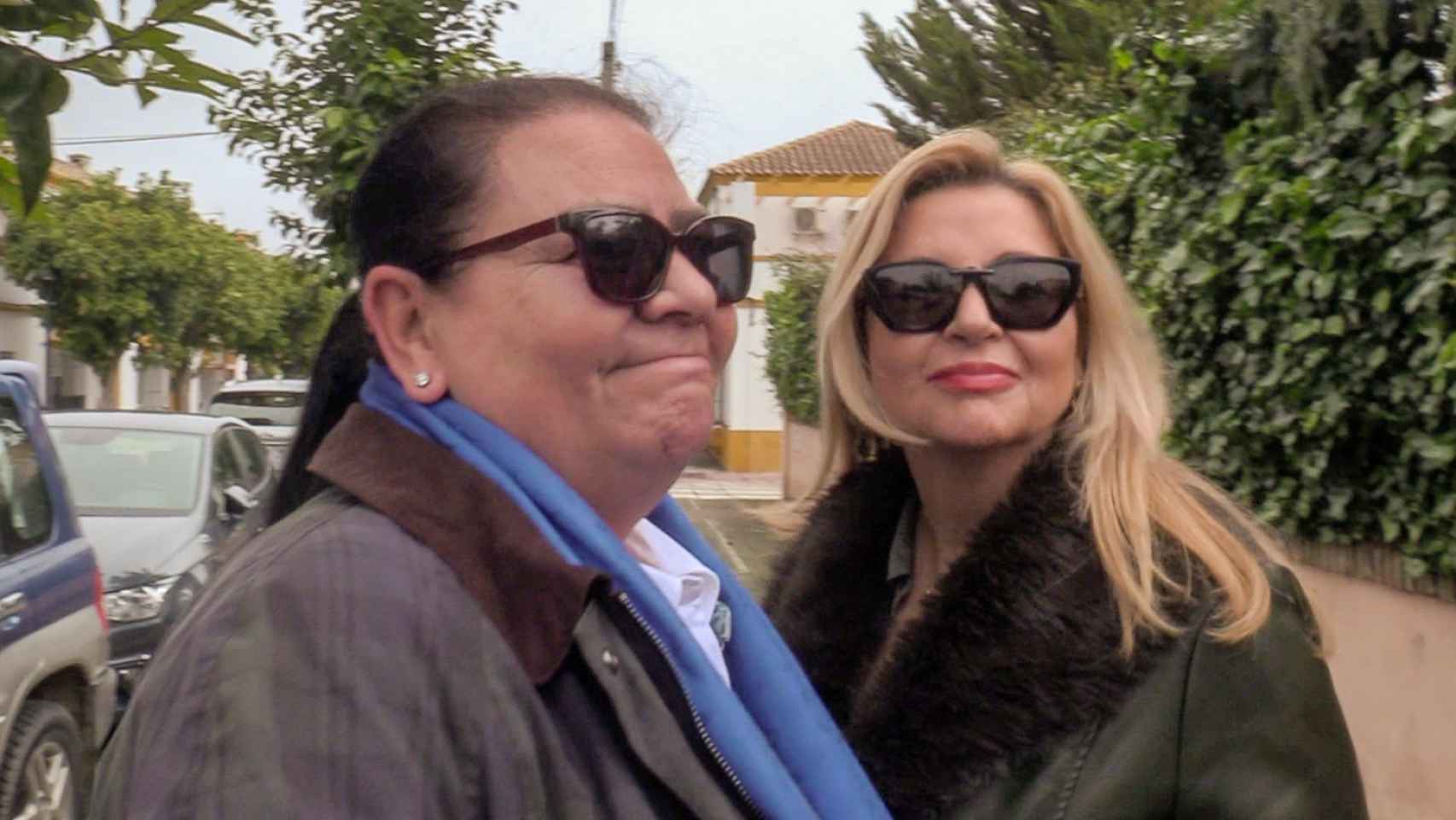 María del Monte junto a su mujer, Inmaculada Casal, en una fotografía reciente.