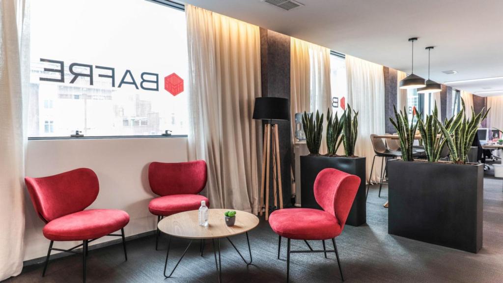 Interior de las oficinas de Bafre en su sede principal de Usera (Madrid)