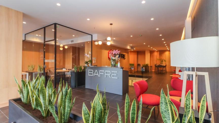 Interior de otra de sus oficinas