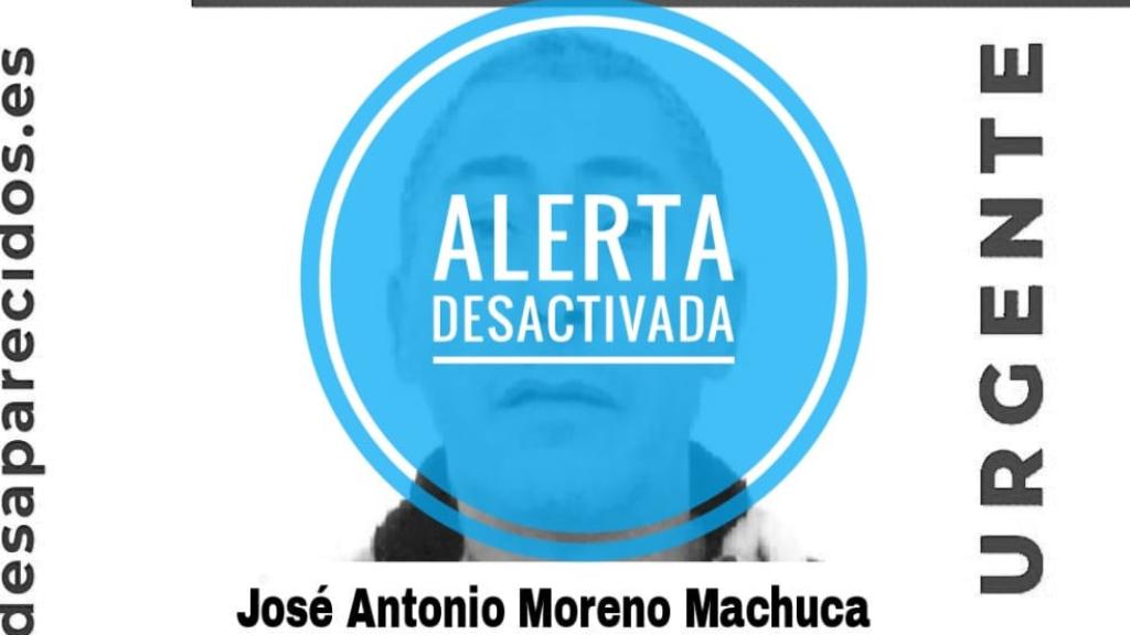 Cartel distribuido con los datos del desaparecido.