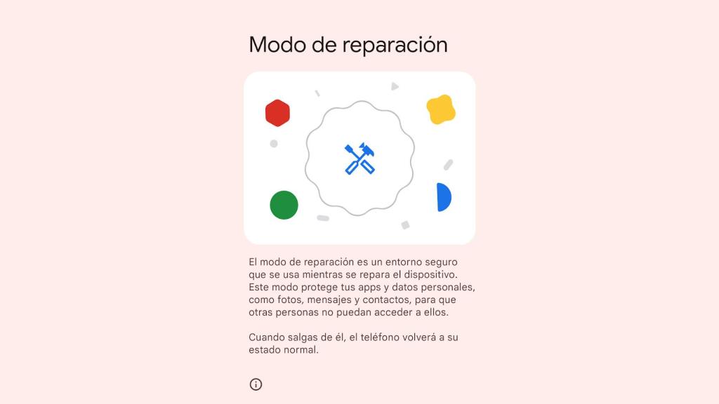 Modo de reparación