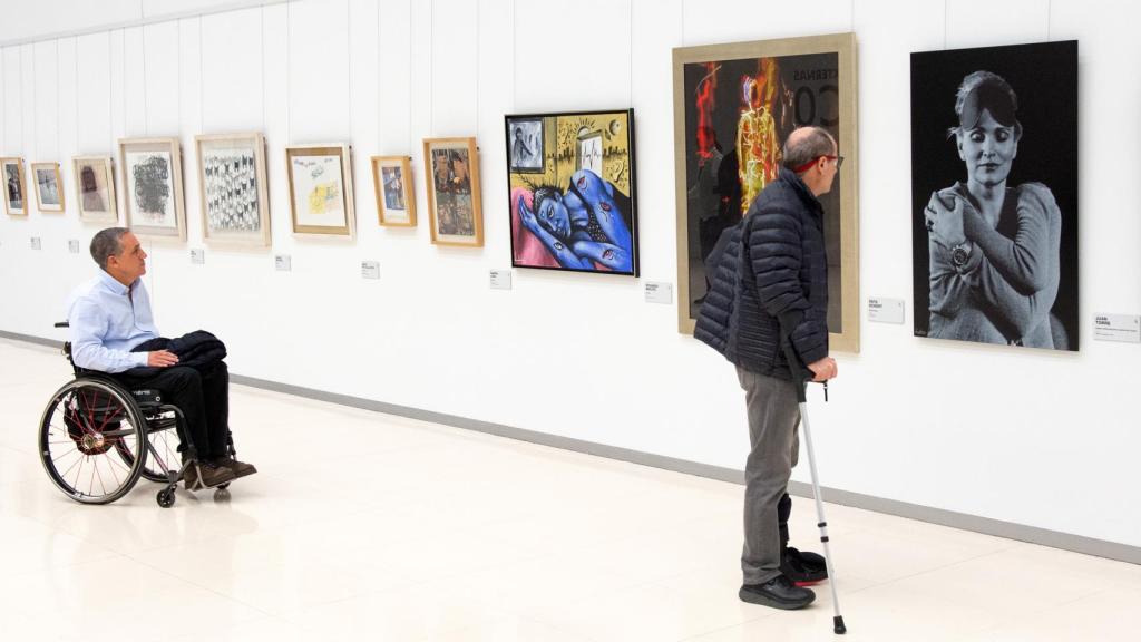 Algunas de las obras expuestas.