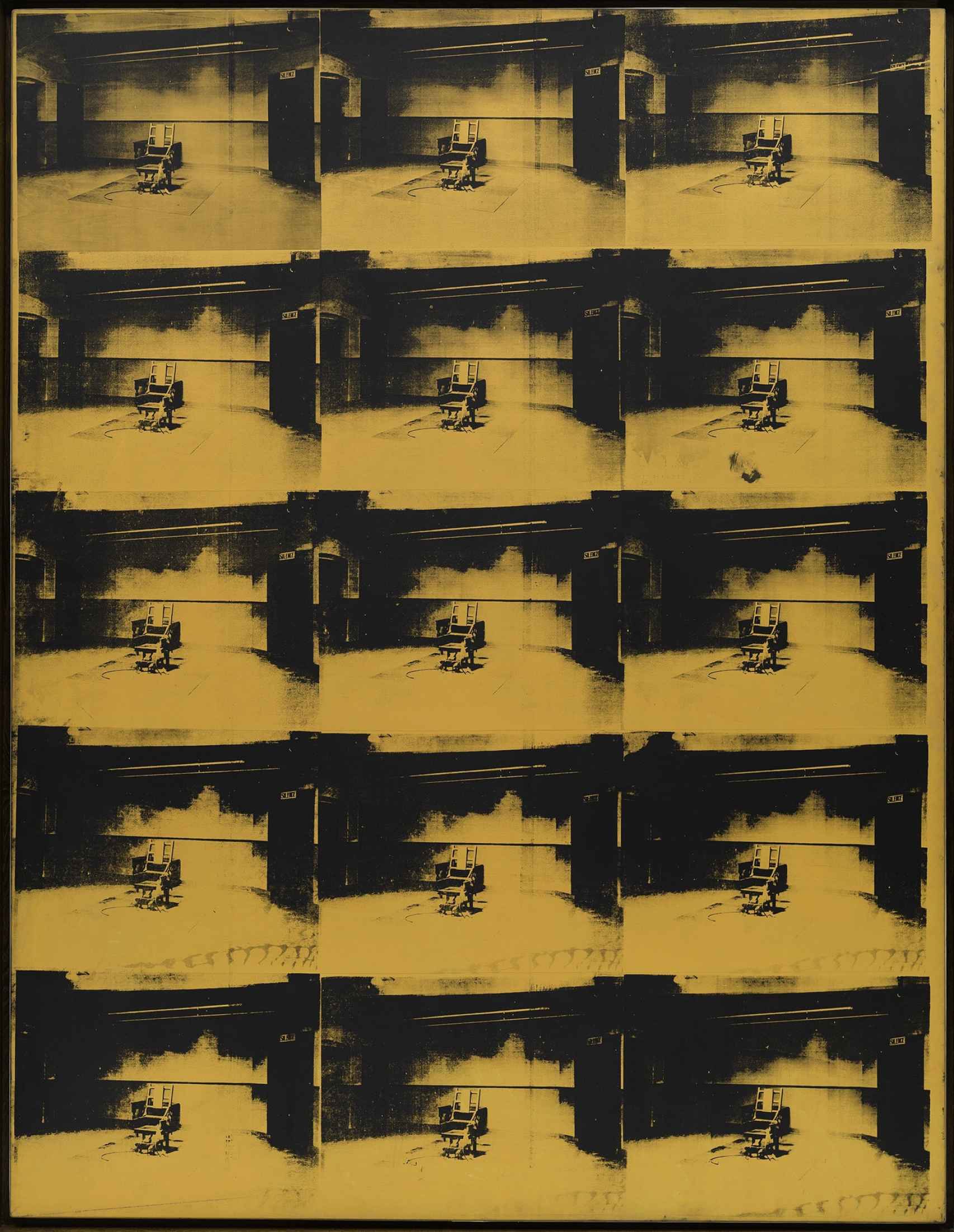 Andy Warhol: 'Desastre naranja nº 5' ('Orange Disaster #5), 1963. Foto: Kristopher McKay, Solomon R. Guggenheim Museum, Nueva York. © The Andy Warhol Foundation for the Visual Arts, Inc., VEGAP, Bilbao, 2024