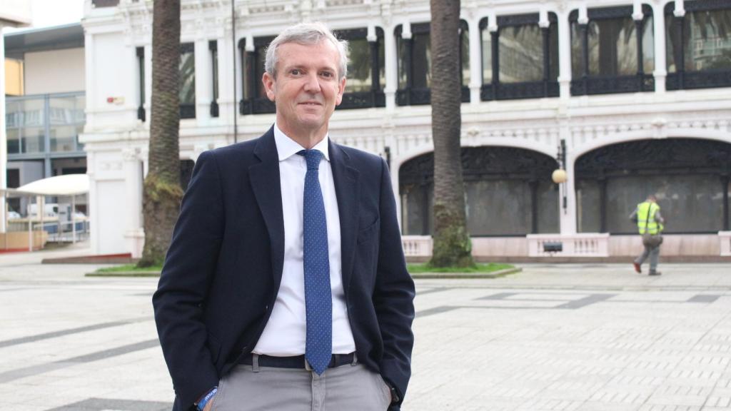 El presidente de la Xunta de Galicia y candidato del PP, Alfonso Rueda.