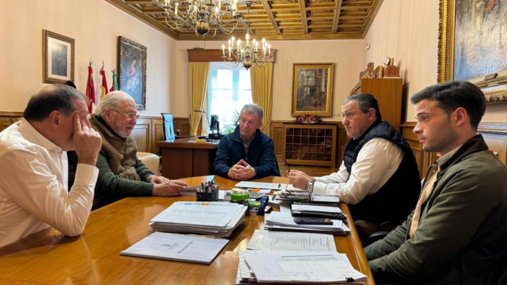José Antonio Prada durante una reunión en la Diputación de Zamora