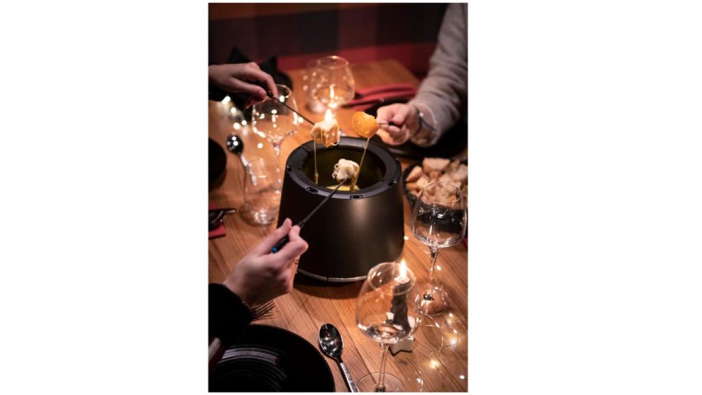 La fondeu a 1.600 metros que se puede disfrutar en el Club Med Grand Massif.