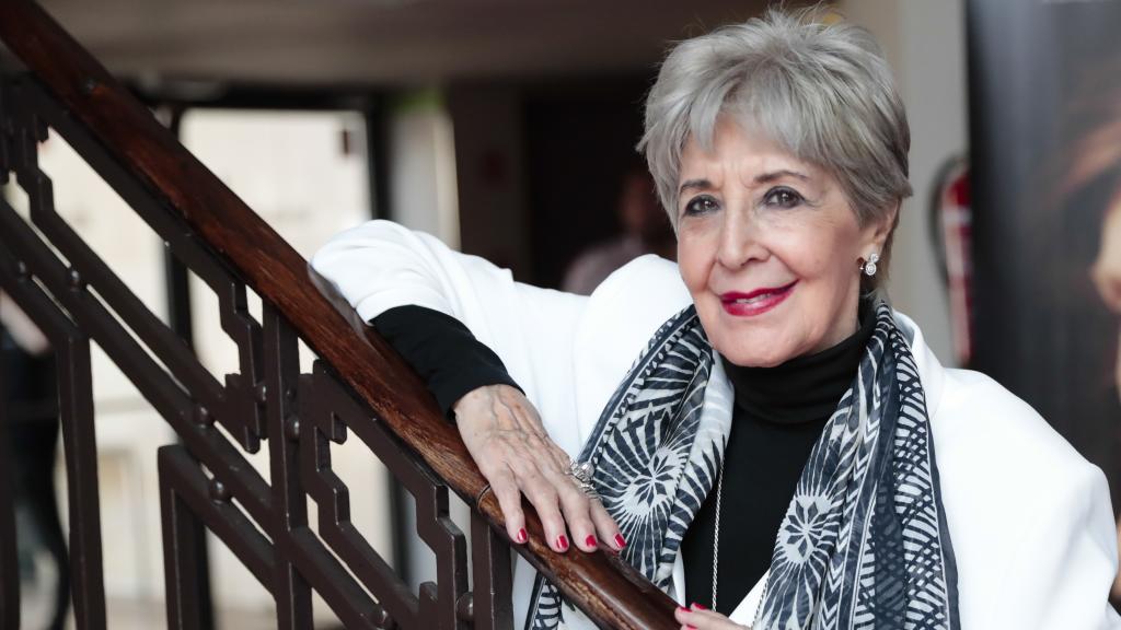 La recordada artista Concha Velasco en una fotografía tomada en el teatro La Latina, en Madrid, en septiembre de 2018.