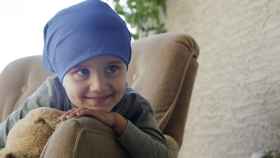 Imagen de archivo de un niño con cáncer.