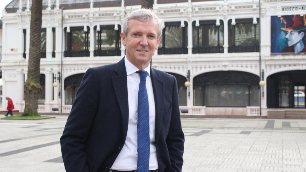 El presidente de la Xunta de Galicia y candidato del PP, Alfonso Rueda.