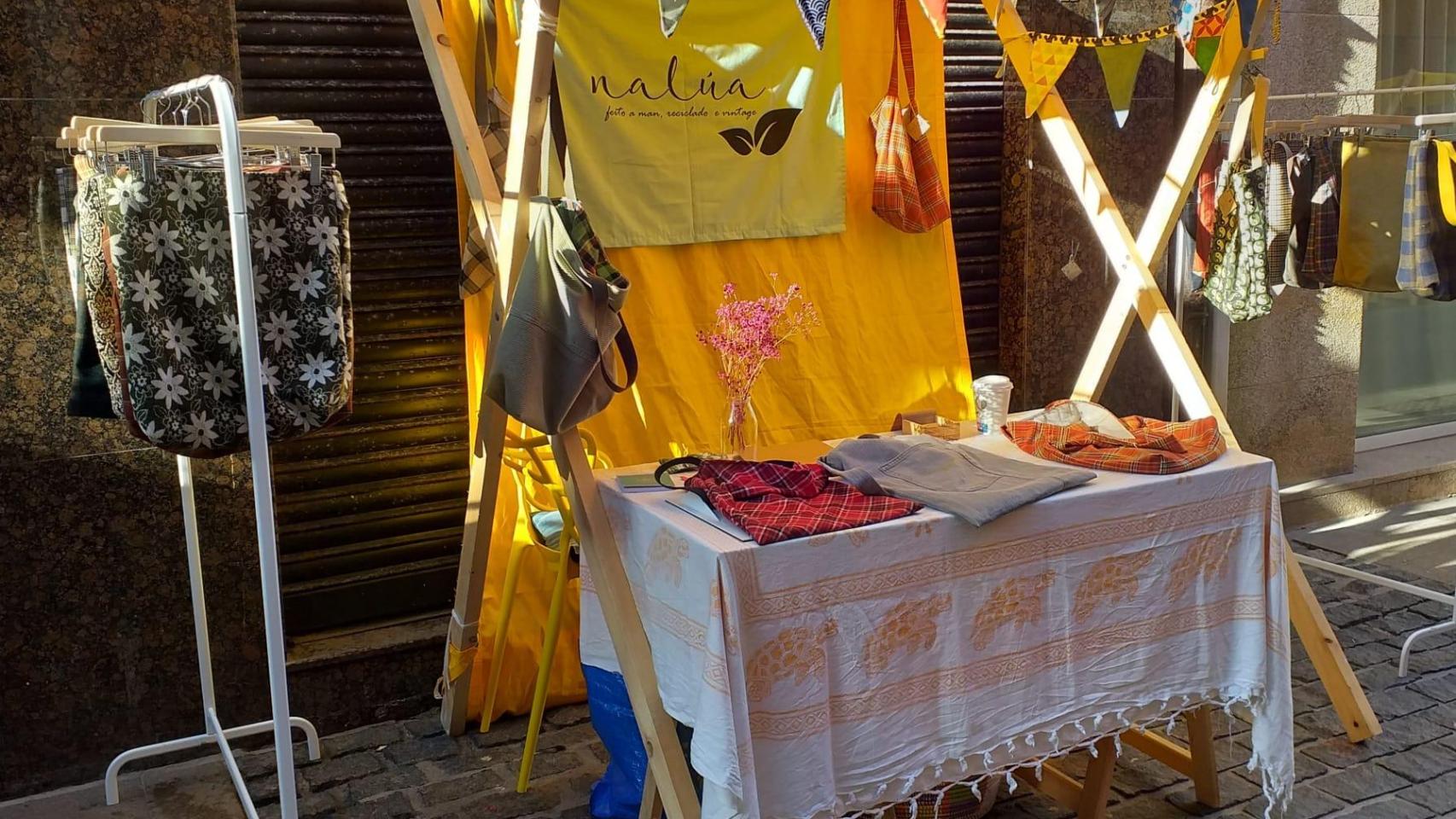 Puesto de Nalua durante el Feirarrúa de A Coruña (Cedida).