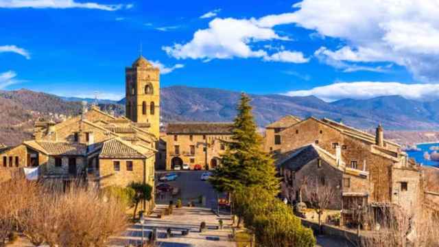 Imagen del pueblo de Aínsa, en Huesca