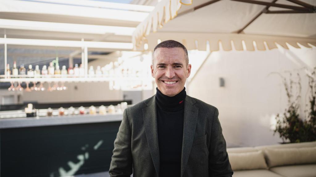 El Ceo de Azotea Grupo, José Manuel García, en una de las zonas de la Azotea Cibeles.