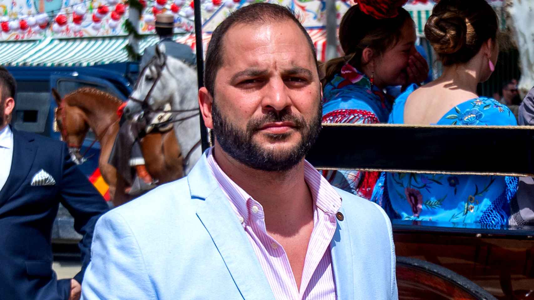 Antonio Tejado en la Feria de Sevilla de 2022.