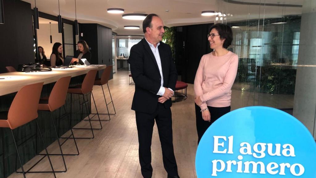 José Claramonte, director general de Facsa, y Gema Carmona, consultora de Red2Red. EE