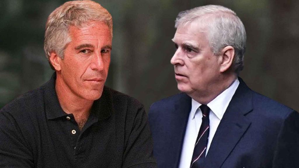 El príncipe Andrés y Jeffrey Epstein en un fotomontaje de El Español.