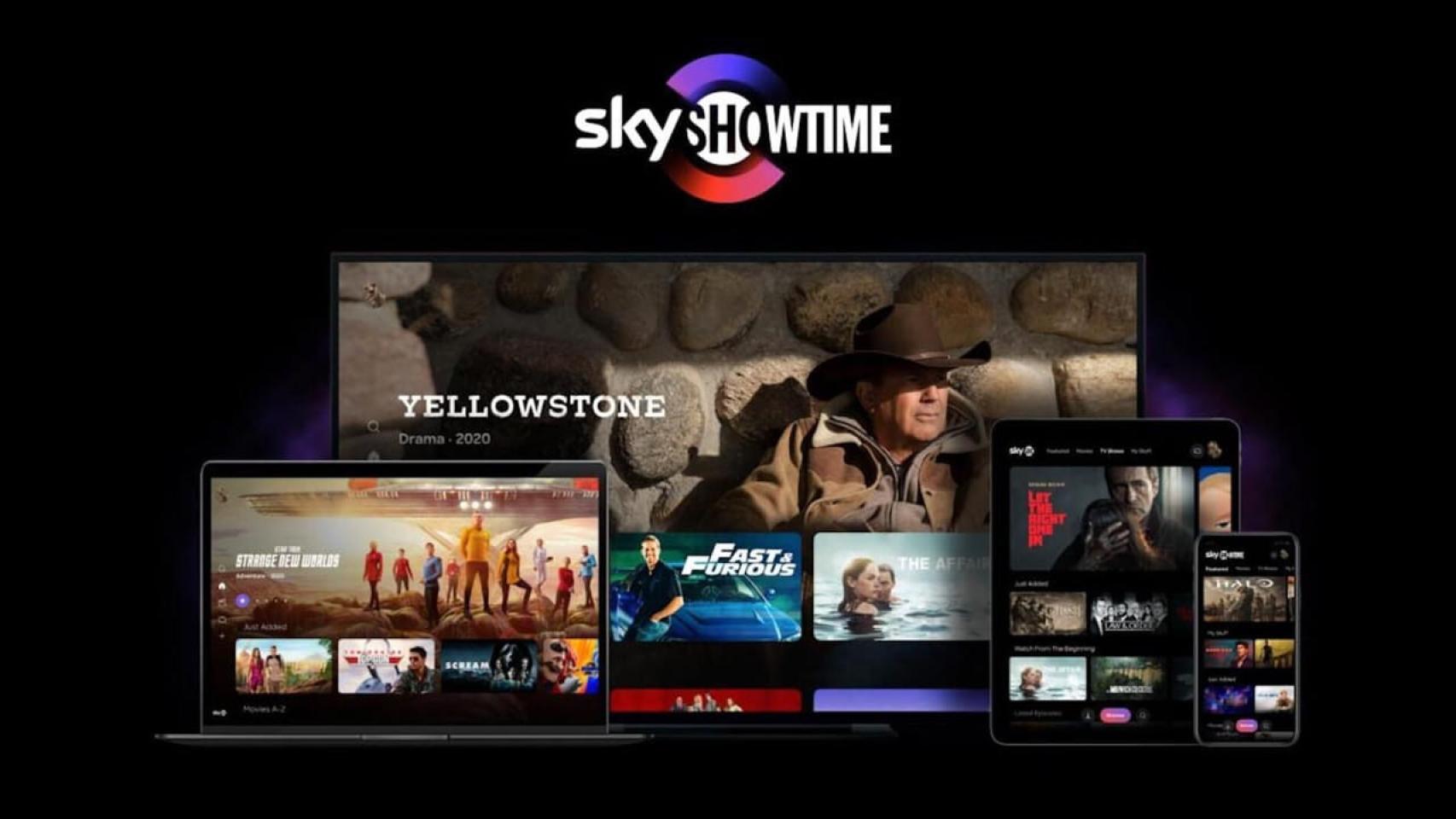 SkyShowtime lanza en España un plan de suscripción más económico con anuncios y el mismo catálogo