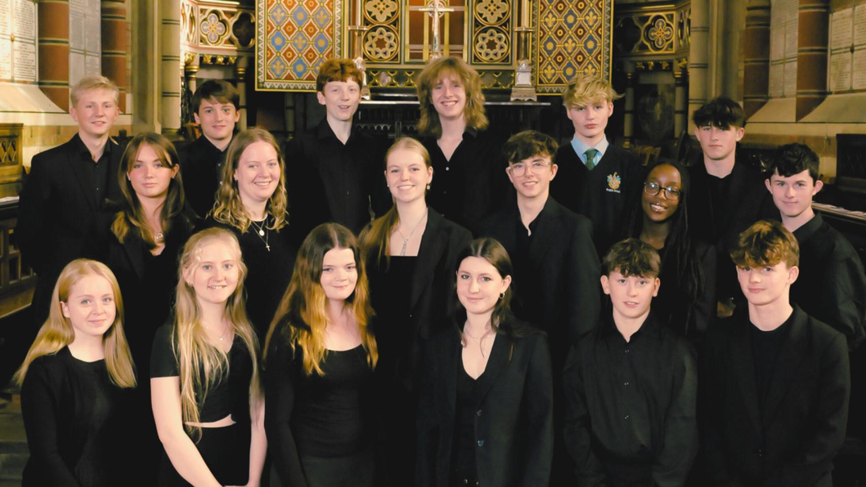 El coro de Rugby School de Warwickshire