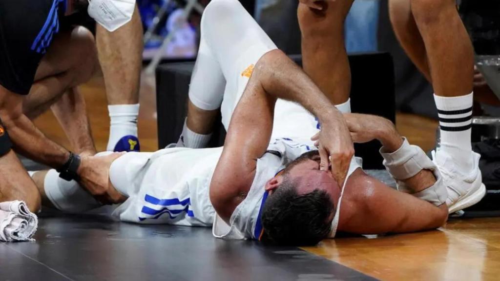 Rudy Fernández, lesionado.