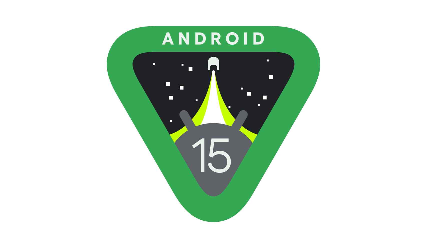 Logotipo de Android 15