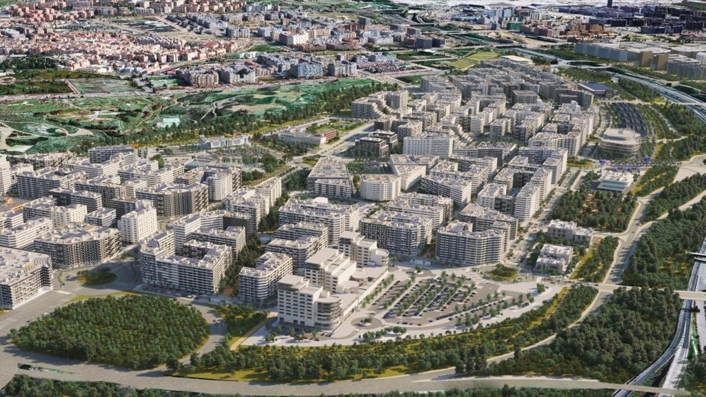 Imagen del desarrollo de Valdecarros.