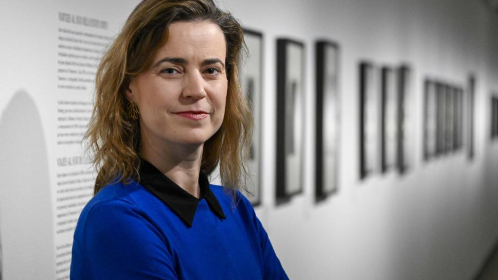 Nadia Arroyo en las salas de la Fundación.