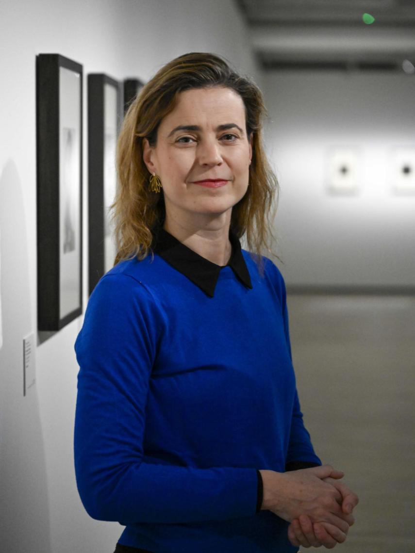 Nadia Arroyo en un momento de la entrevista.