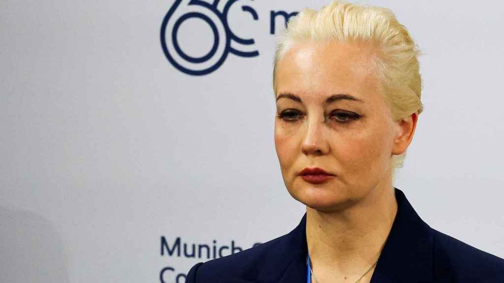 Yulia , la esposa del difunto líder de la oposición rusa Alexei Navalny, asiste a la Conferencia de Seguridad de Múnich.