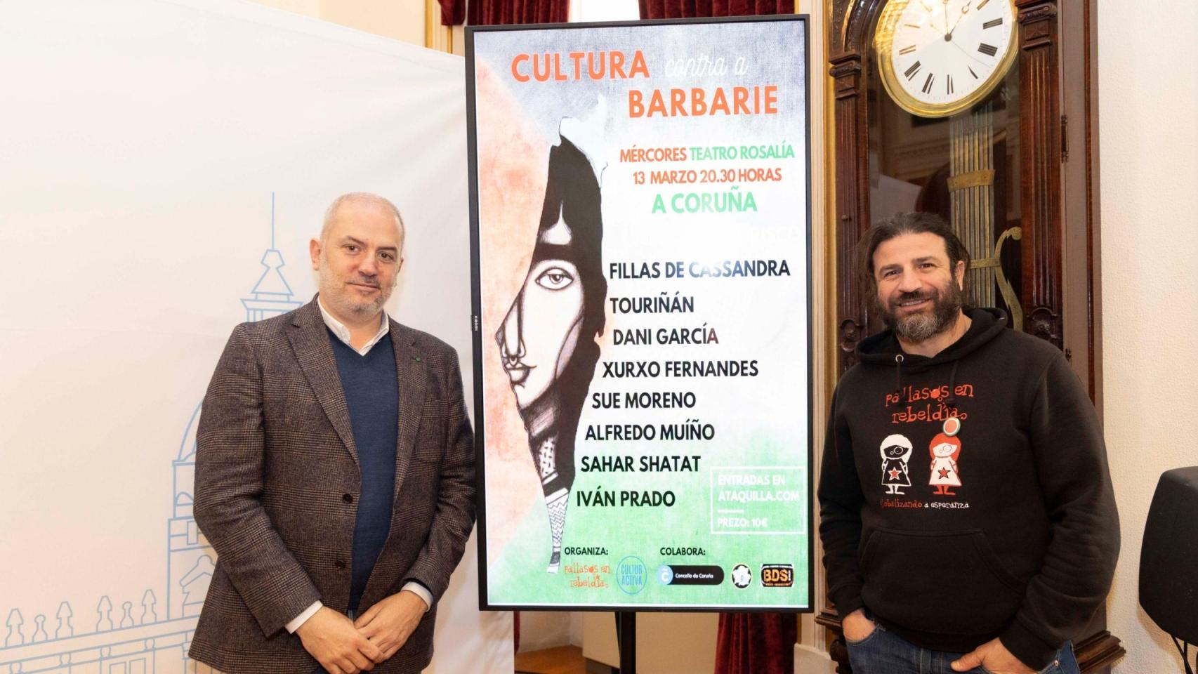 ‘Cultura contra la barbarie’: Solidaridad con Palestina en el teatro Rosalía de A Coruña