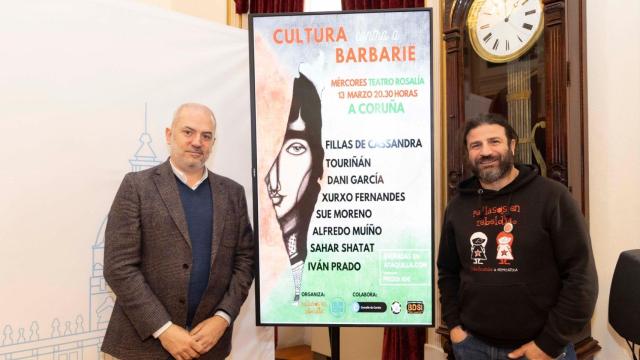 ‘Cultura contra la barbarie’: Solidaridad con Palestina en el teatro Rosalía de A Coruña