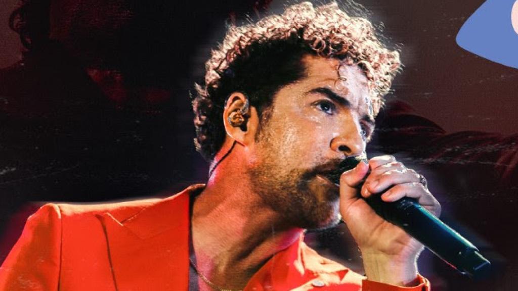 David Bisbal, durante uno de sus conciertos.