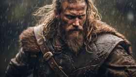 Imagen de archivo de un vikingo.