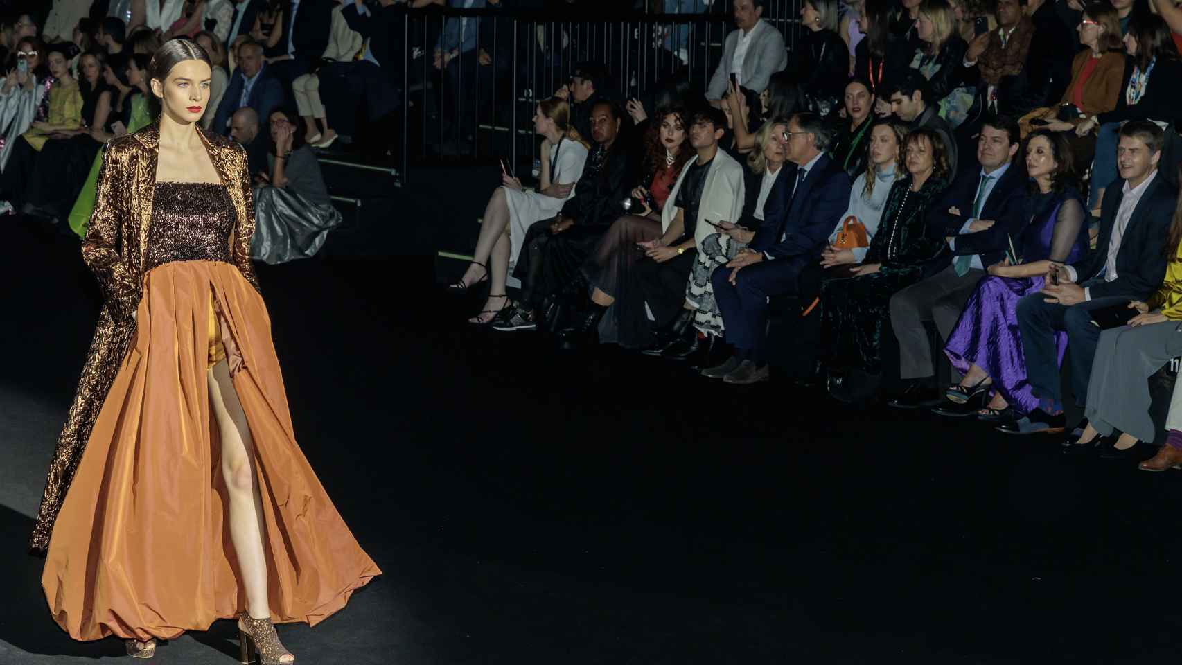 desfile de la diseñadora salmantina Fely Campo en el marco de la Mercedes-Benz Fashion Week Madrid