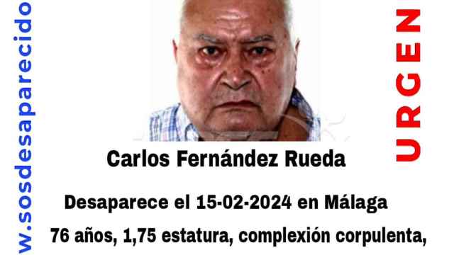 Buscan a Carlos Fernández Rueda.