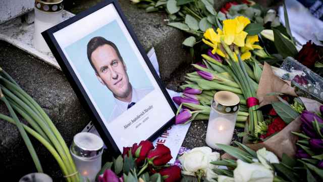Homenaje a Navalny tras su muerte el pasado 16 de febrero.