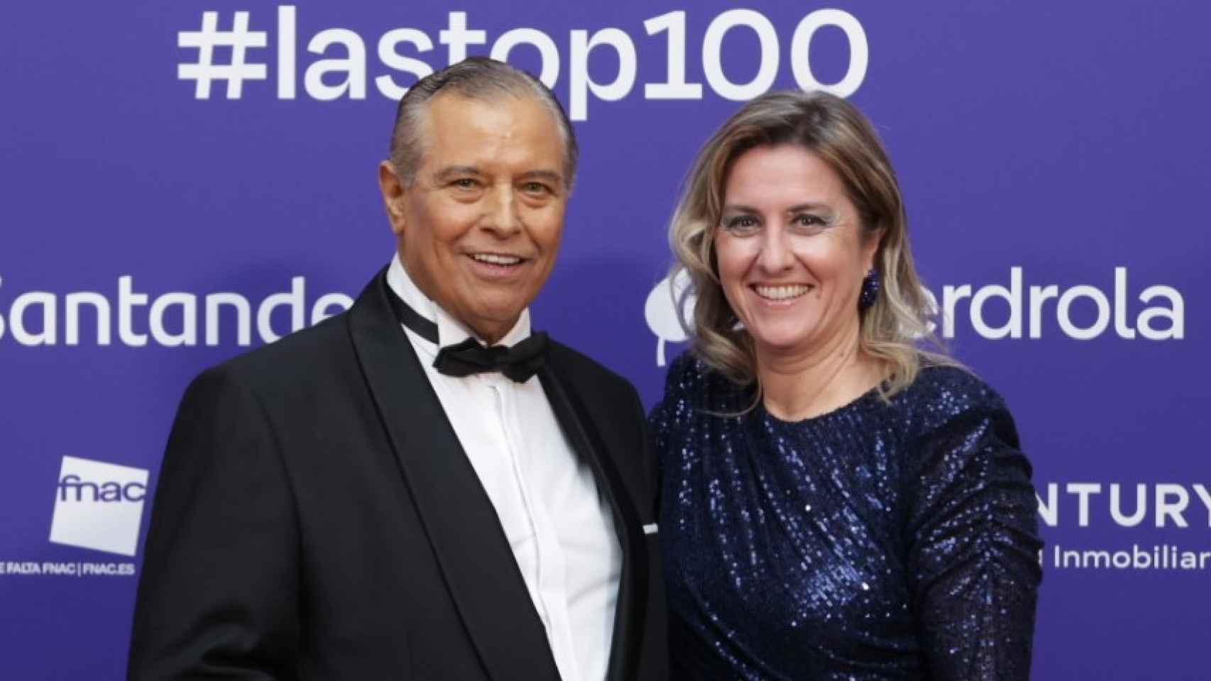 El doctor Beltrán en la gala de Las Top100  junto a Patricia Pérez.