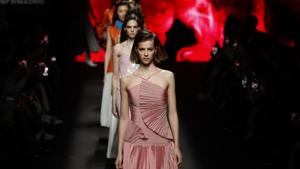 Inuñez en la Mercedes Benz-Hashionn Week Madrid.