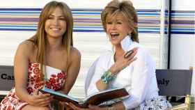 Jane Fonda junto a Jennifer Lopez en 'La madre del novio'.