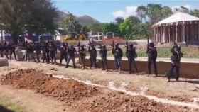 Los Kaibiles del Cártel de Chiapas en un vídeo del 20 de noviembre, amenazando al Cártel de Sinaloa.